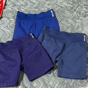 DYNF Women’s Athletic Shorts - Blue & Navy